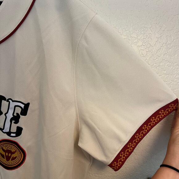 Pixar x BoxLunch Toy Story Jessie Baseball Jersey Cream Red Trim 4X - Picture 7 of 12